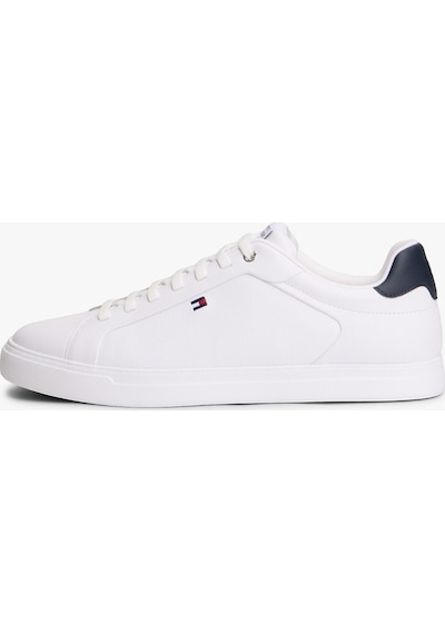 Tommy Hilfiger Icon Court Lıght Leather Erkek Beyaz Sneakers - Fm0fm05946