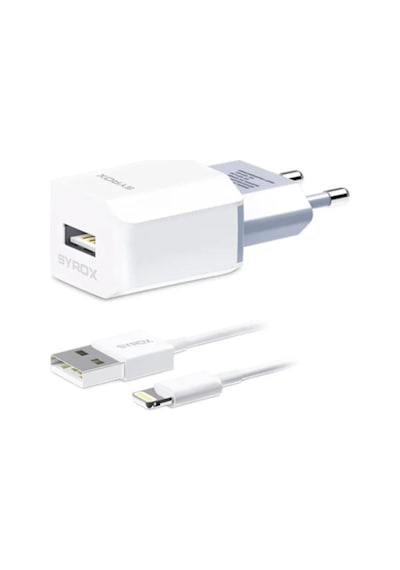 Syrox Apple Uyumlu iPhone Lightning 1.6 Mah/1M Hızlı Şarj Cihazı Syx-J46