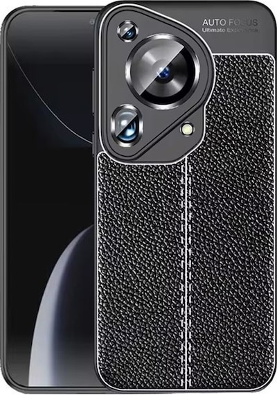 Apsuwa Huawei Pura P70 Ultra Kılıf Niss Deri Desen Silikon