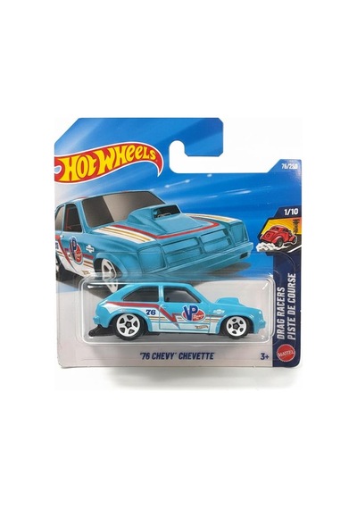 Hot Wheels Drag Racers 76 Chevy Chevette Jjj40 Çok Renkli