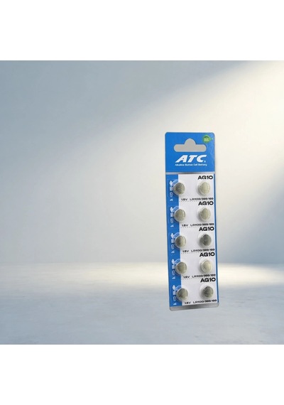 Alkalin Düğme Pil 1.5v 10'lu Kart İle Uzun Süreli Güç