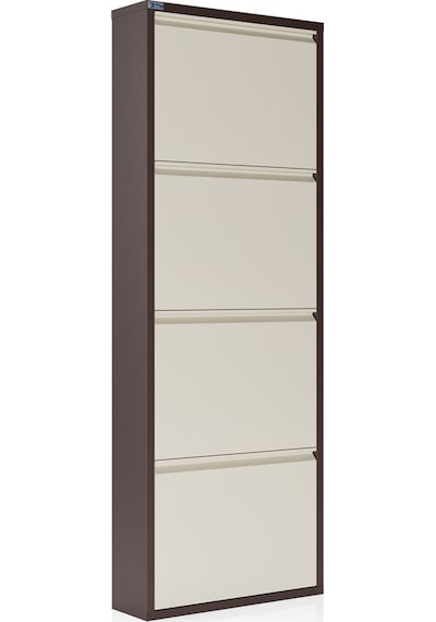 Ceha   4'lü Metal Ayakkabılık - Kahverengi/Krem K.AYK-4 /AB8317-1013 Kahverengi - Krem