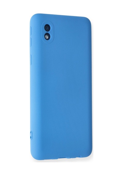 Samsung Galaxy  Uyumlu  A01 Core Kılıf Nano İçi Kadife Silikon - Mavi