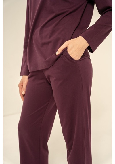 Pierre Cardin Kadın Mor Uzun Kol Pijama Takım Pc9304-s-v1 Pc9304-s-v1