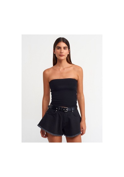 Rouge Basıc Dlv 20659 Straplez Top Siyah