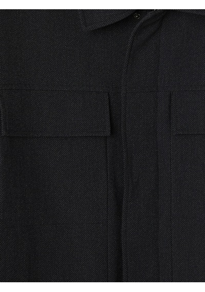 Lcw Vision Lacivert Regular Fit Gömlek Yaka Erkek Mont