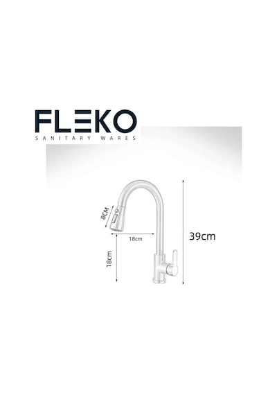 Fleko Krom Spiralli Mutfak Bataryası
