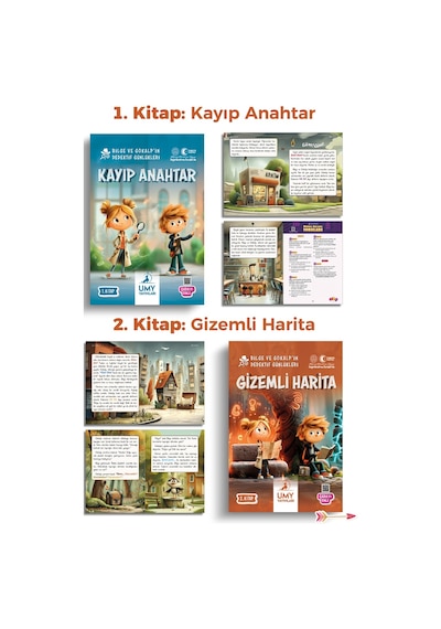 40 Kitaplık 7 Hikaye serisi - 1. Sınıf ve 2. Sınıf Hikaye Kitapları Seti
