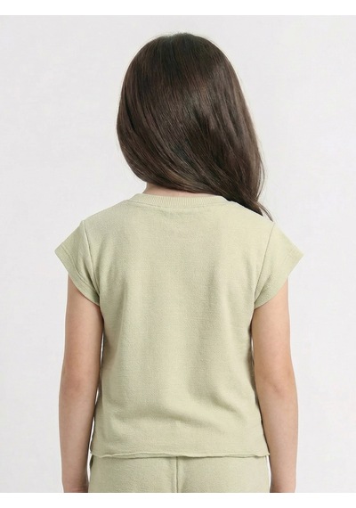 Xo Kids Kız Çocuk Tişort 4-8 Yaş 38510 Yeşil