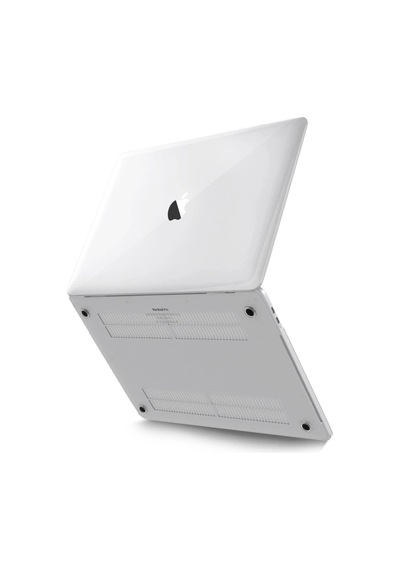Newface Apple Macbook Uyumlu  Pro 14.2 2021 Macbook Uyumlu  Buzlu Kapak - Şeffaf