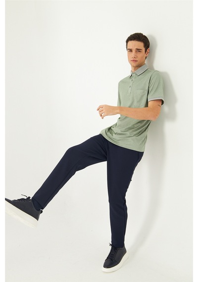 Haki Polo Yaka T-shirt Haki