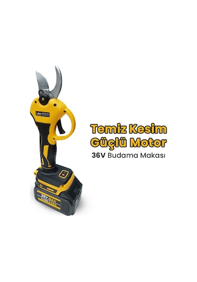 Bn-5 Cordless Tools Ltj-6a 2 Pcs Takım - Şarjlı Budama Makası - Şarjlı Testere - 2m Teleskopik Uzatma Aparatı