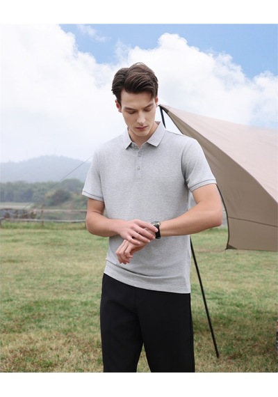 New Performance Premium Polo T-shirt %55,5 Polyester %40,9 Pamuk %3,6 Dut İpeği Gri