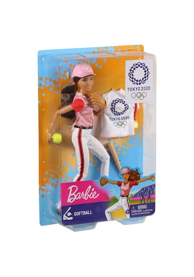 Barbie Olimpiyat Bebekler Beyzbol Gjl73-Gjl77