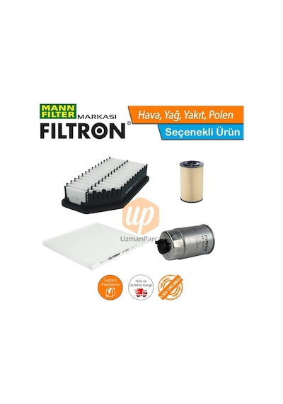 Accent Blue 1.6 Crdi Mann Filtron Filtre Bakım Seti 2011-2019