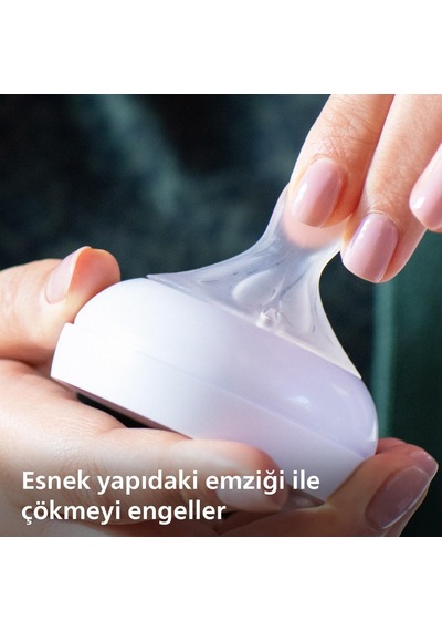 Philips Avent Doğal Tepkili Biberon Emziği, 2'li Paket, 0 Ay+, 1 Numara, Akıtmaz Emzik, Kolik Ve Gaz Önleyici, Bpa