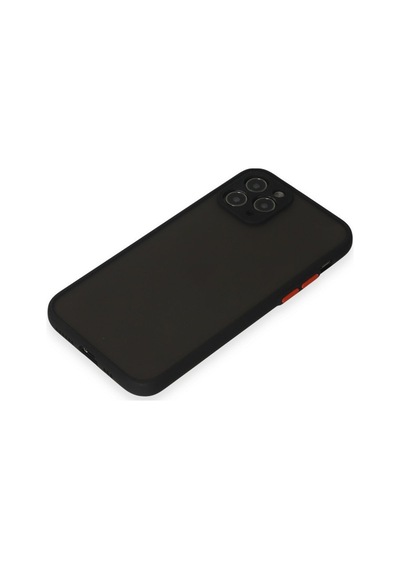 Apple iPhone Uyumlu 11 Pro Kılıf Montreal Silikon Kapak - Siyah Bz8683140139148