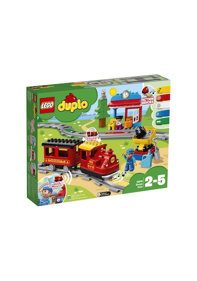 LEGO® DUPLO® Buharlı Tren 10874 2+ Eğitici Oyuncak Yapım Seti - 59 Parça