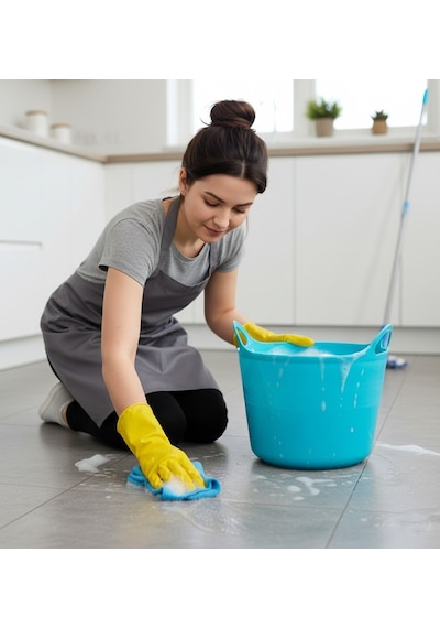 Turkuaz, Esnek Plastik Kova 20 Litre, Temizli Kovası, Esneyebilen Oyuncak Ve Çamaşır Sepeti Turkuaz