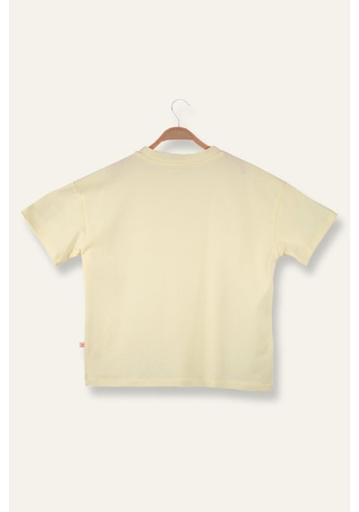 Zeyland Unisex Çocuk Oversıze T-shirt - Sarı SARI