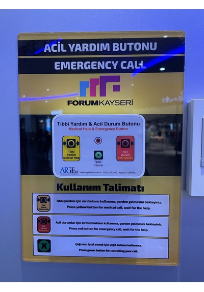 Kablosuz Tıbbi Yardım Ve Acil Durum Butonu