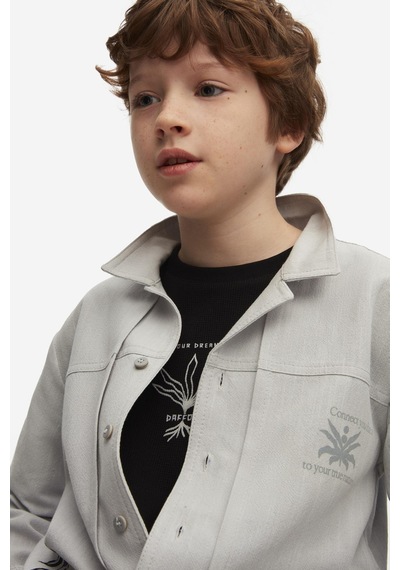 Nk Kids Gömlek 25ynk48350 Gri