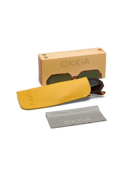 Okkia Andrea Altıgen Unisex Güneş Gözlüğühavana / Lens : Yeşil Ok022ch-gr Çok Renkli