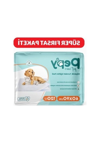 Kaydırmaz Tuvalet Eğitim Pedi 60x90 Cm 120 Adet Pratik Kullanım
