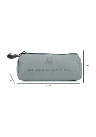 United Colors Of Benetton.tek Gözlü Kalem Çanta 20959 Gri