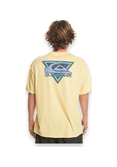 Quiksilver Eqyzt07654 Take Us Back Logo Ss Sarı Erkek T-shirt Sarı