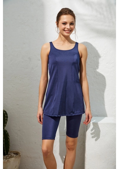 Pierre Cardin Kadın Lacivert Dubai Askılı Tankini Takım 221508