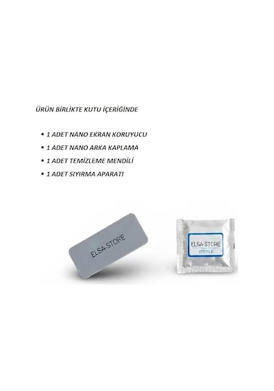 Nothing Phone 1 Nano Ekran Koruyucu Hd + Hd Full Arka Kaplama Dayanıklı Extra Koruma - Elsastore