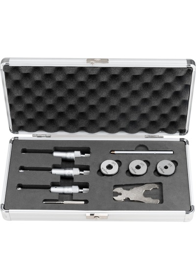 Dasqua 12-20mm Mekanik 3 Ayaklı İç Çap Mikrometre Seti 0.005mm 4411-3210