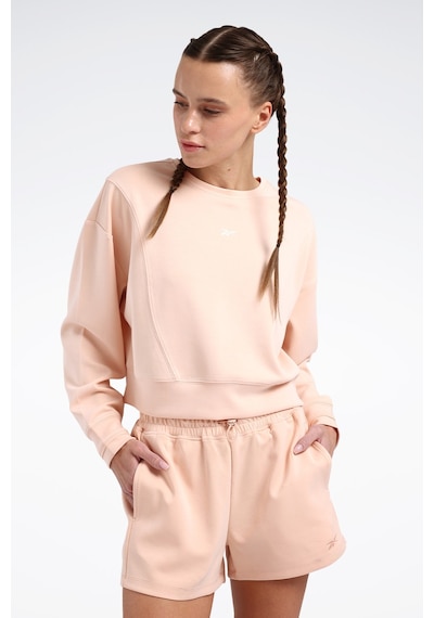 Reebok Rone C Neck Somon Kadın Sweatshirt Pembe-somon