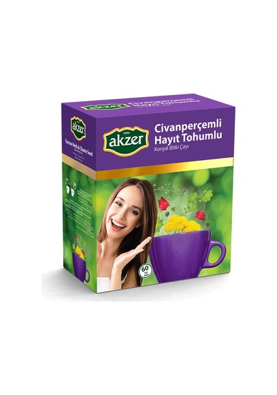 Civanperçemli Hayıt Tohumlu Çay Doğal 60 Lı