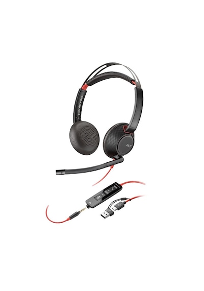 Poly Blackwire 5220 Stereo Usb-c Mikrofonlu Kulaklık +3,5 Mm Bağl