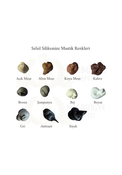 Selsil Silikonize Mastik Bej 500 Gr. - 5 Adet Bej