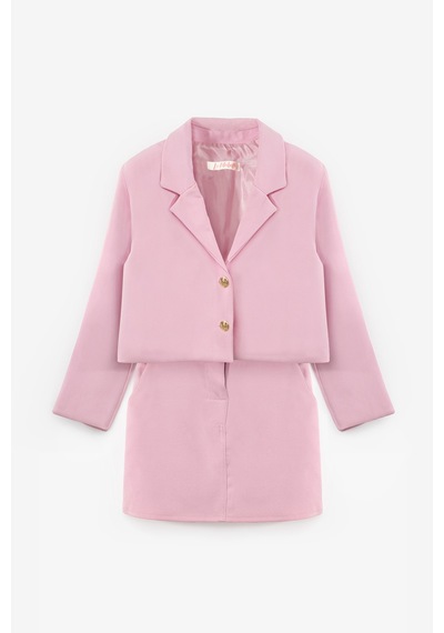 Le Mabelle Pembe Kız Çocuk Etek Ceket Takım - Kaitlyn Pembe