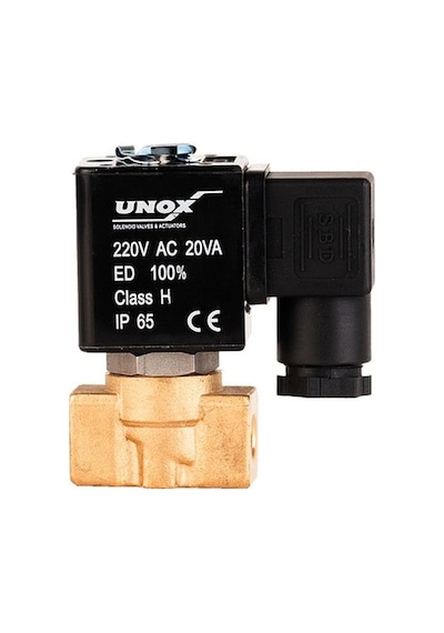 Unox Kompresör Normalde Kapalı Solenoid Valf (0,5-16 BAR)