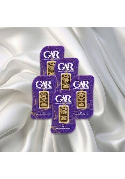 5 Adet 1 Gr 24 Ayar Gram Altın