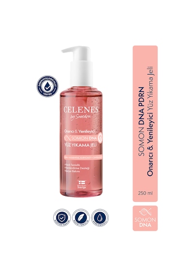 Celenes By Sweden Somon Dna Pdrn Onarıcı & Yenileyici Yüz Yıkama Jeli, 250 Ml