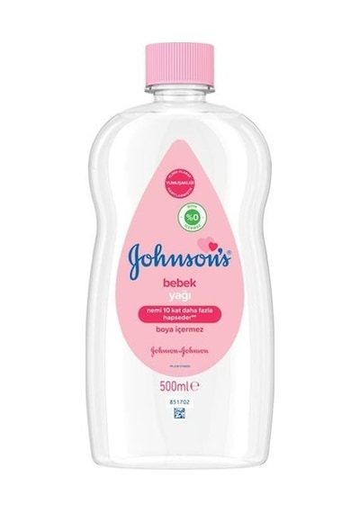 Johnsons Baby Bebek Yağı 500ml Nemlendirici Pembe 5 Li Set