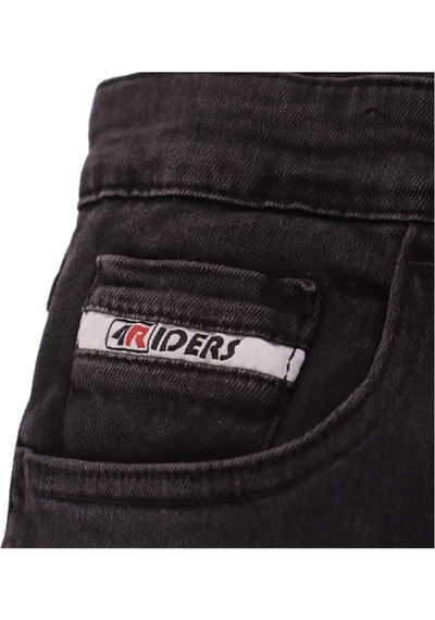 4riders Patrol Cordura Denim Korumalı Kadın Motosiklet Kot Pantolonu Antrasit