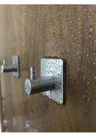 Paslanmaz Çelik 2 Adet Banyo Askısı Havluluk Havlu Askısı Inox - Kendinden Yapışmalı Diğer