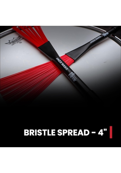 Vic Firth Baget Fırça Çift Jazz Rake Plastik , Çap: 0.605"
