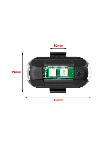 Rgb Manyetik 7 Renk Drone Bisiklet Motorsiklet Şarjlı Mini Led Lamba