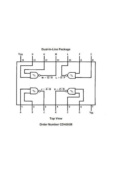 Cd4093 Smd Entegre