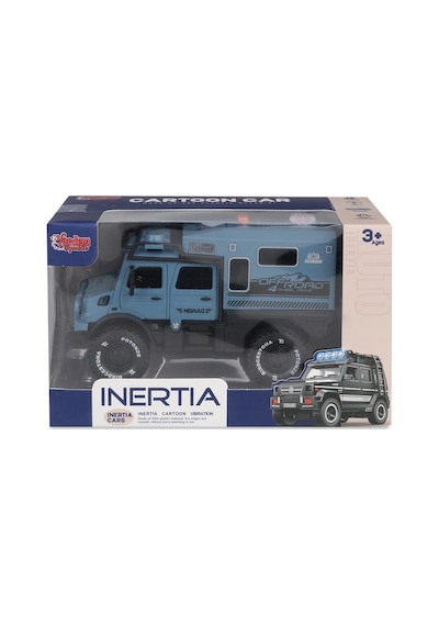 Vardem Kutulu Sürtmeli Işıklı Müzikli Off-Road Lüks Araba - Mavi S3018170026N1