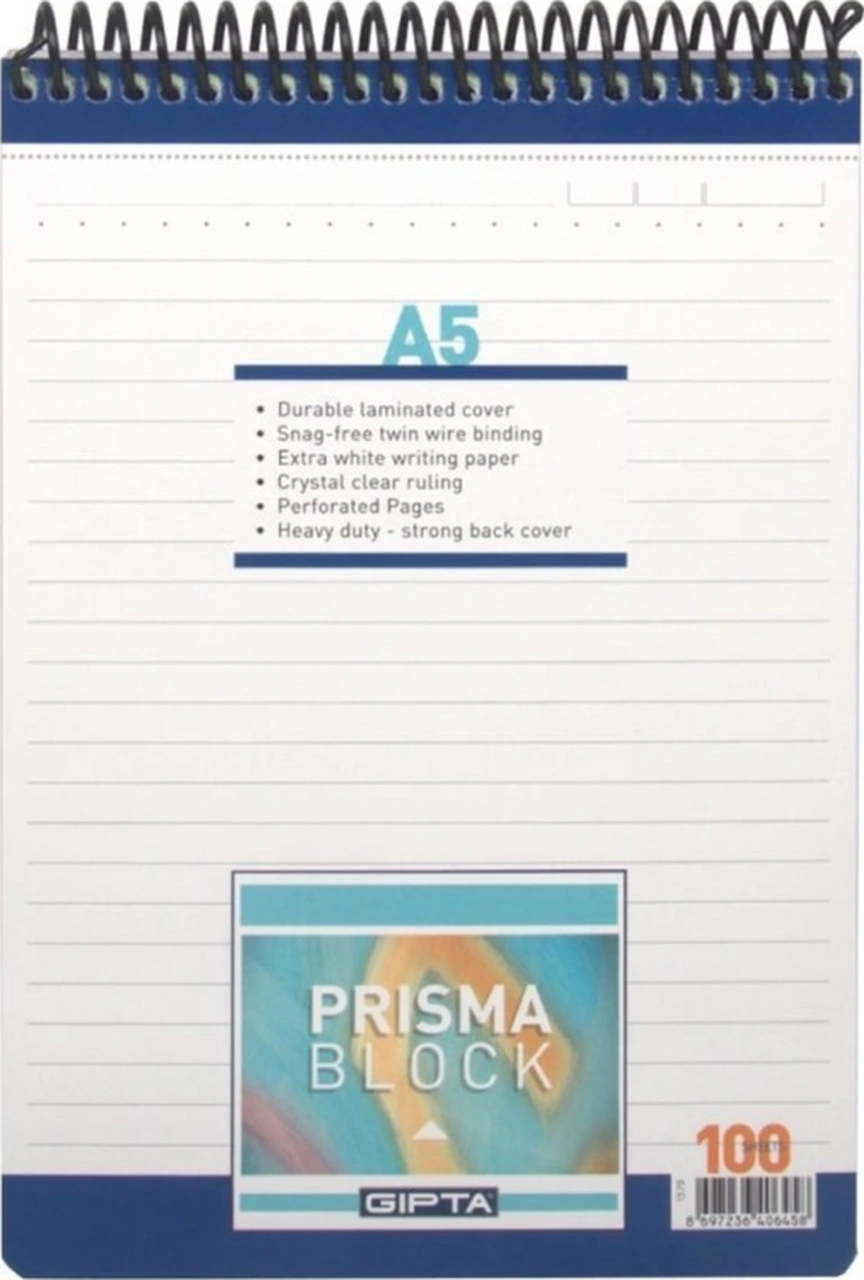 Spiralli Bloknot Prisma Defter A5 - 100 Yaprak Çizgili Diğer