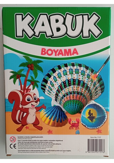 Elvin Toys Kabuk Boyama Seti